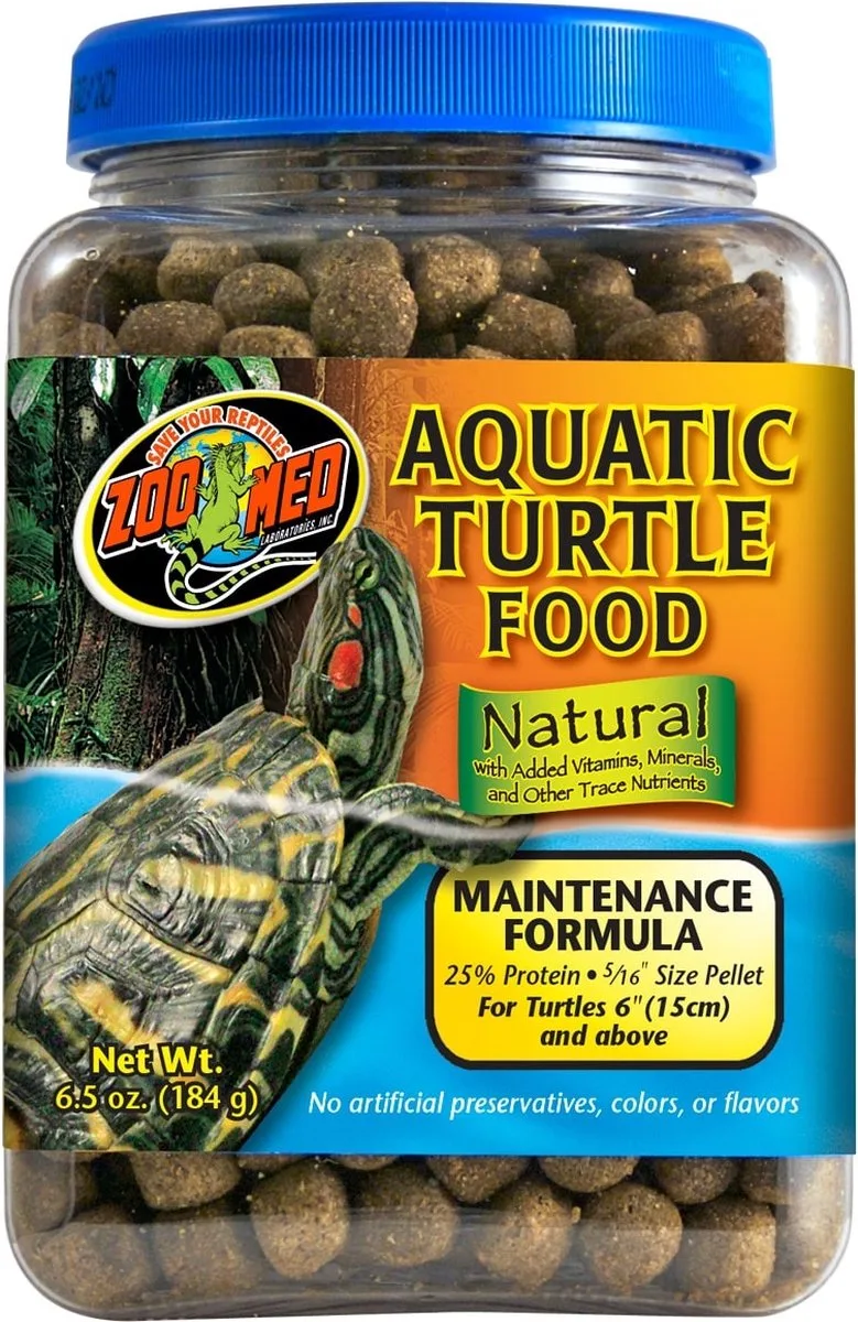 Aquatic Turtle Voedsel Onderhoud - Complete voeding voor een volwassen schildpad - 184gr von Zoo Med in Braun – Produktfoto