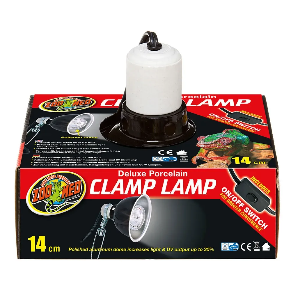 Deluxe Klemmlampe 14cm von Zoo Med – Produktfoto