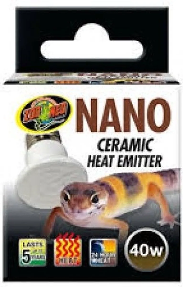 Keramische heat emitter terrariumverwarming 40W fra Zoo Med – produktbillede