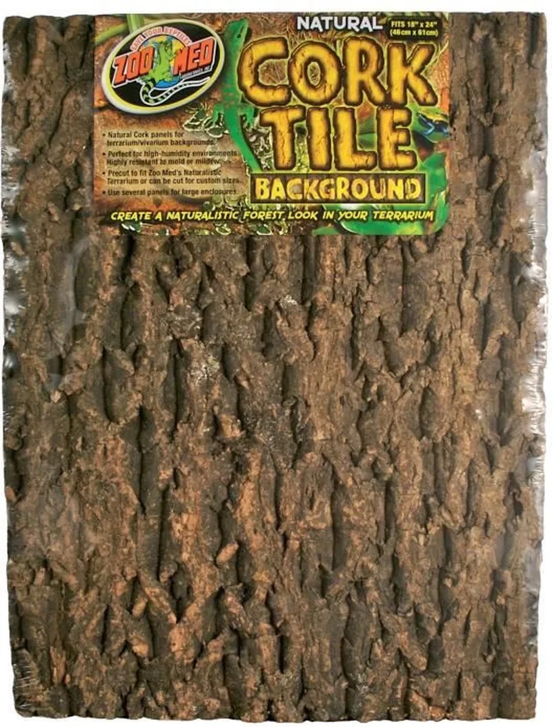 Natural Cork Tile - Background - Terrarium achtergrond - Kurk - 45x61cm by Zoo Med in Brown – product photo