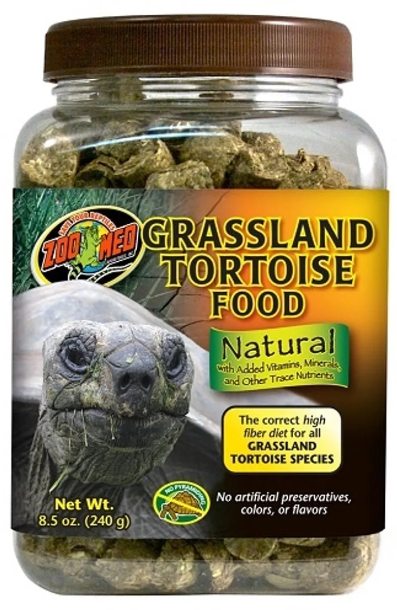 Natuurlijk voer voor Graslandschildpadden 241 Gram från Zoo Med i Brun – produktbild