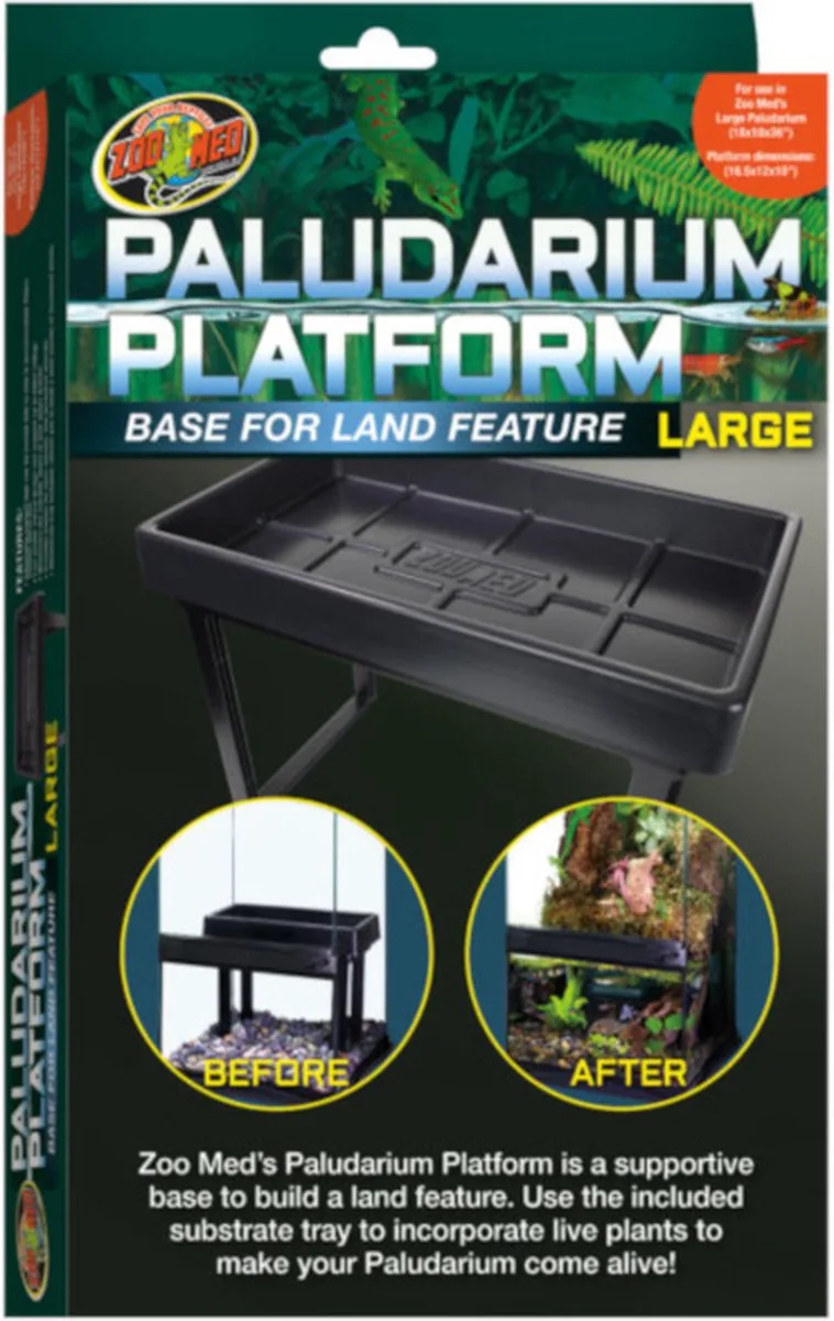 Paludarium Platform Large från Zoo Med i Svart – produktbild