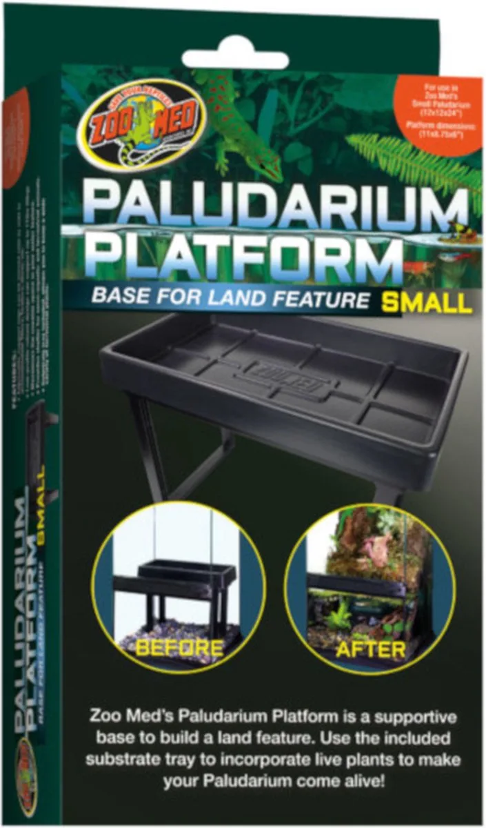 Paludarium Platform Small de Zoo Med en Noir – photo produit