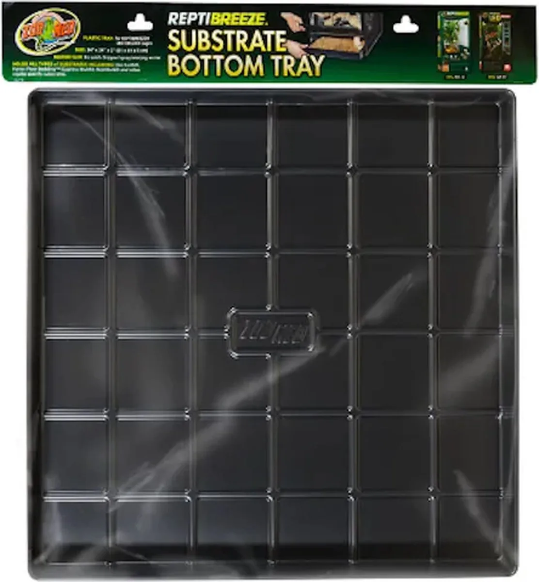 ReptiBreeze Substrate Tray Voor de NT-12 (46X46CM) fra Zoo Med i Sort – produktbillede
