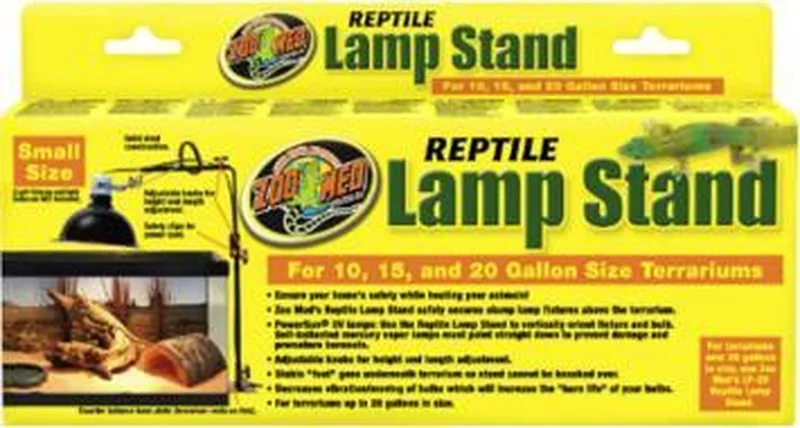Reptile Lamp Stand Small by Zoo Med in Black – product photo