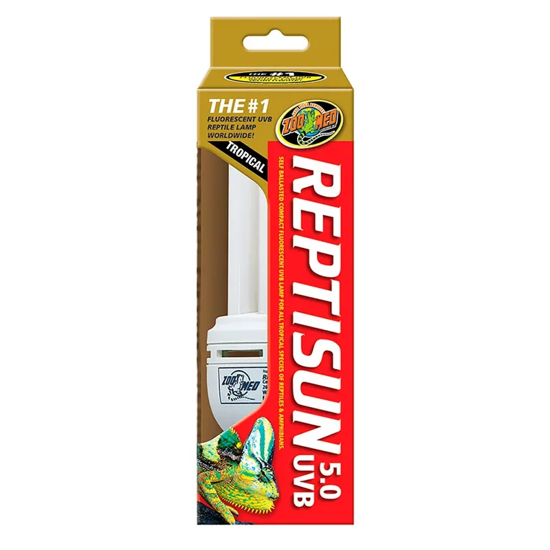 Reptisun Compact 5.0 Uvb Terrarienbeleuchtung de Zoo Med – photo produit