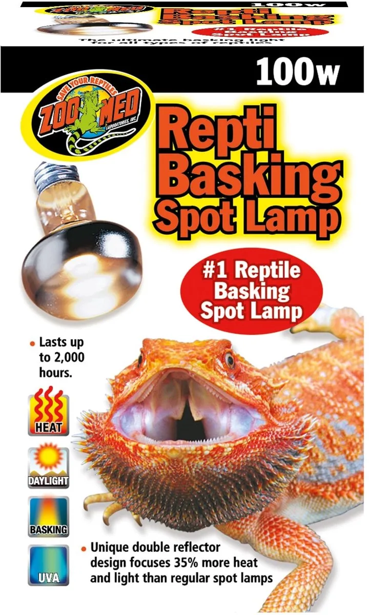 ZM Repti Basking Spot Lamp - 100 w. by Zoo Med in White – product photo