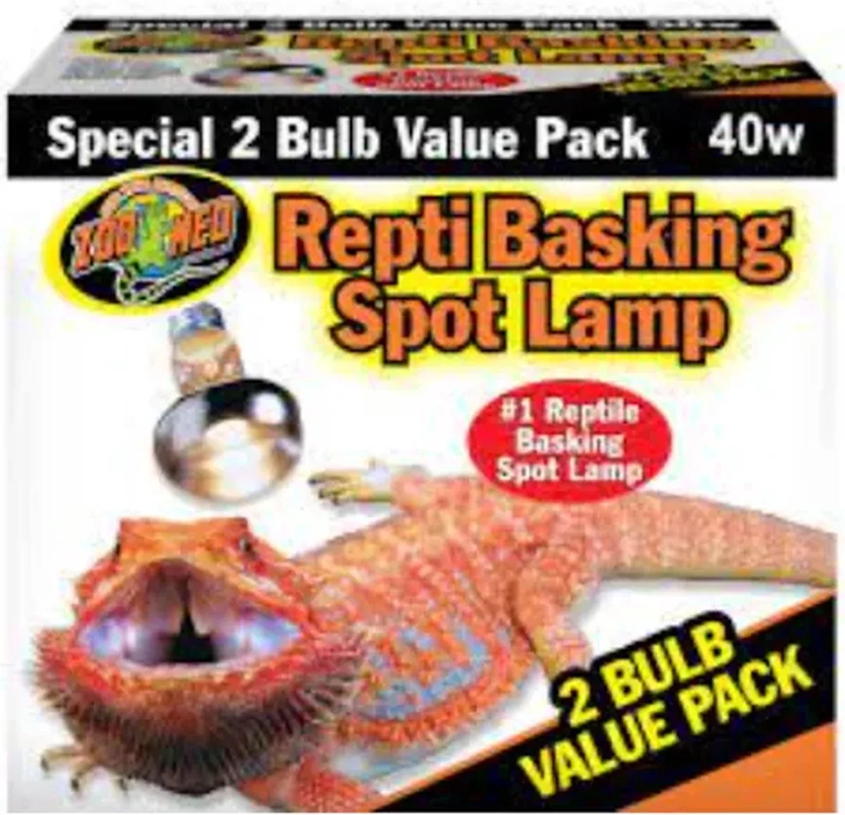 ZM Repti Basking Spot Lamp - 40 w. - Value Pack van Zoo Med in Wit – productfoto