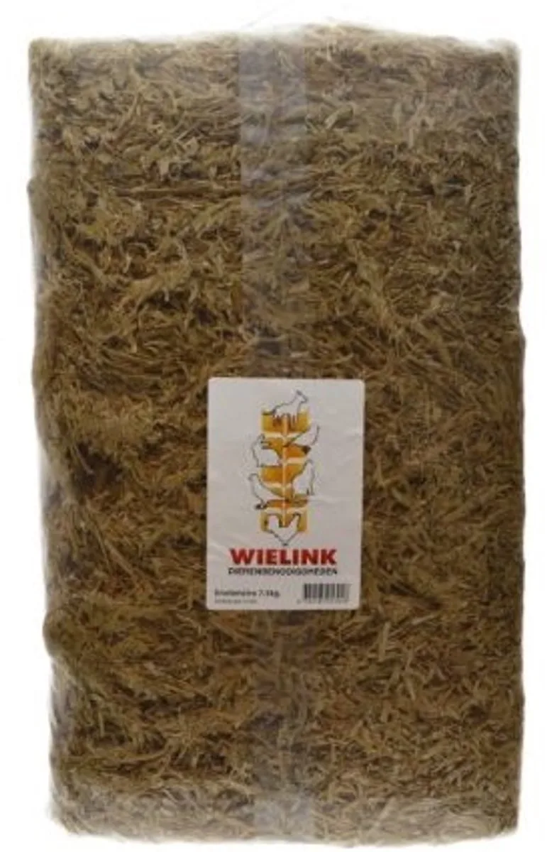 Erwtenstro bodembedekking voor duivenhok | baal geperst 7,5 kg (32 x 21 x 58 cm) von Zoolekker – Produktfoto