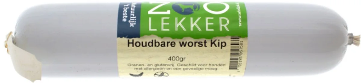 Houdbare Worst Kip 400 gram de Zoolekker – photo produit