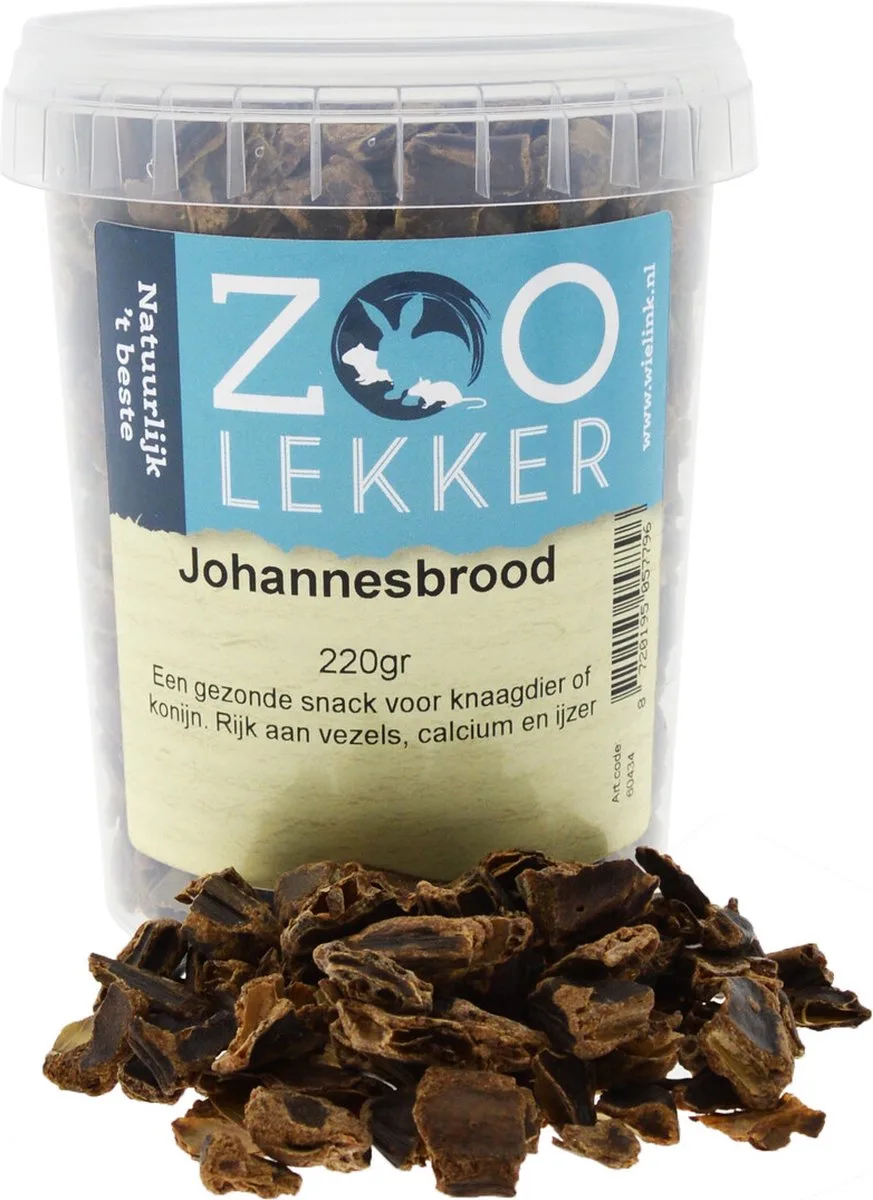 Johannesbrood 220 gram från Zoolekker – produktbild