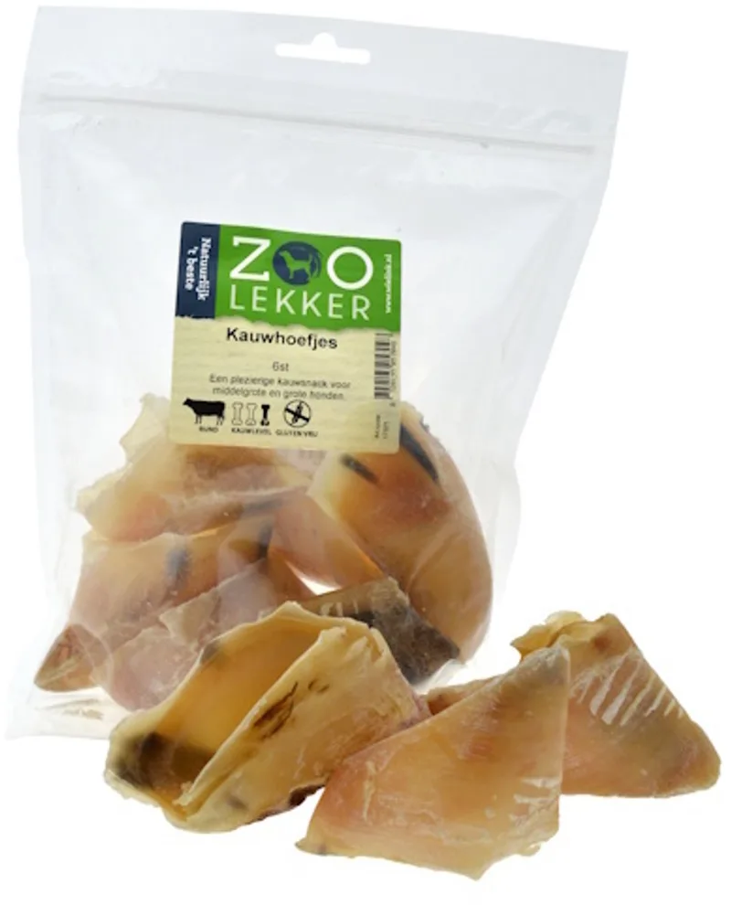 Kauwhoefjes - natuurlijke kauwsnack voor honden de Zoolekker – photo produit