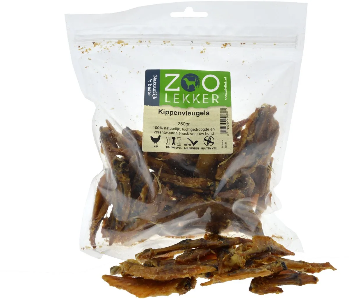Kippenvleugels 250 gram by Zoolekker – product photo