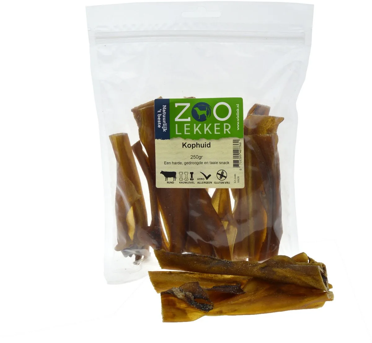 Kophuid 250 gram van Zoolekker – productfoto