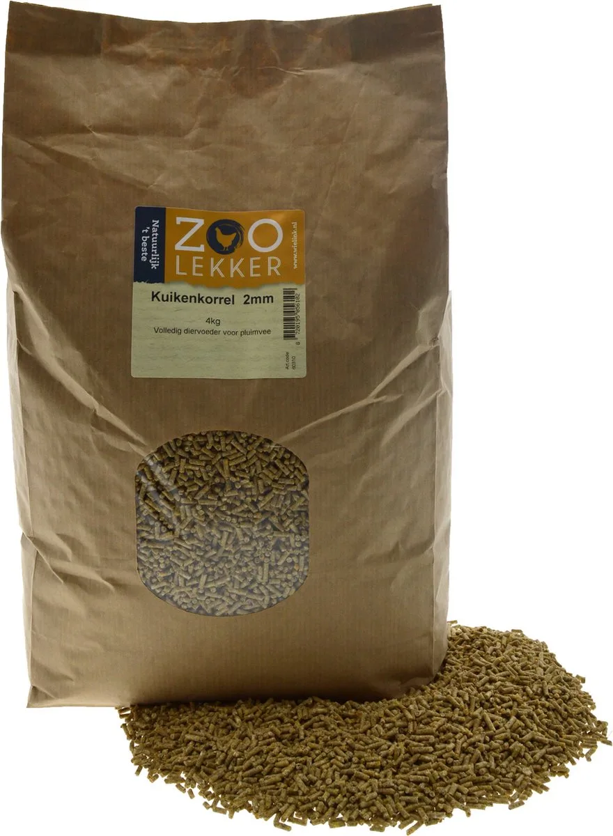 Kuikenkorrel 2mm 3,5KG by Zoolekker – product photo
