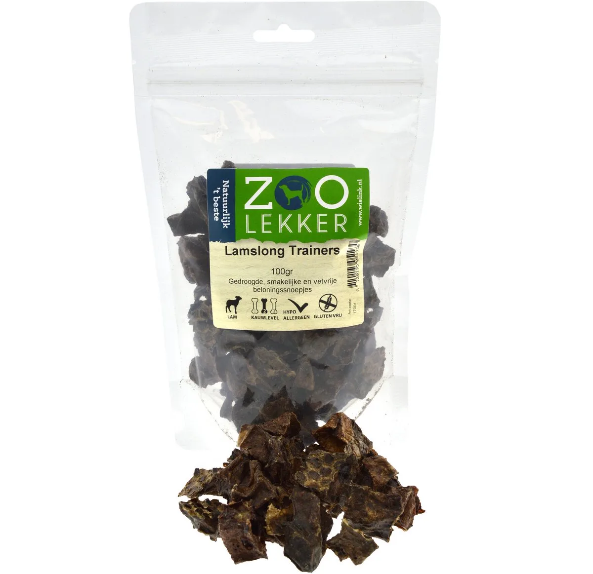 Lamslong Trainers 100 gram de Zoolekker – photo produit