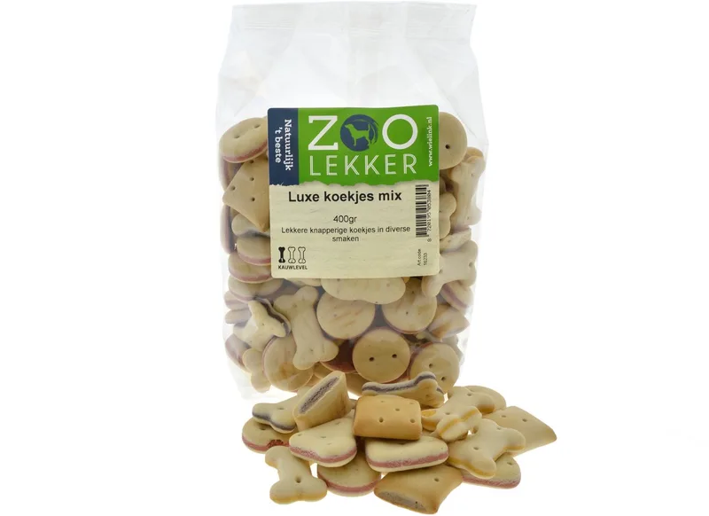 Luxe koekjes - hondensnack - mix 400 gram by Zoolekker – product photo