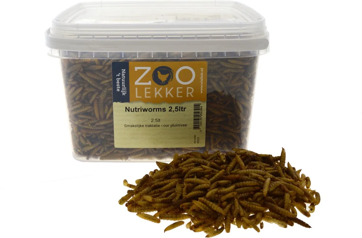 Nutriworms 2,5lt by Zoolekker – product photo