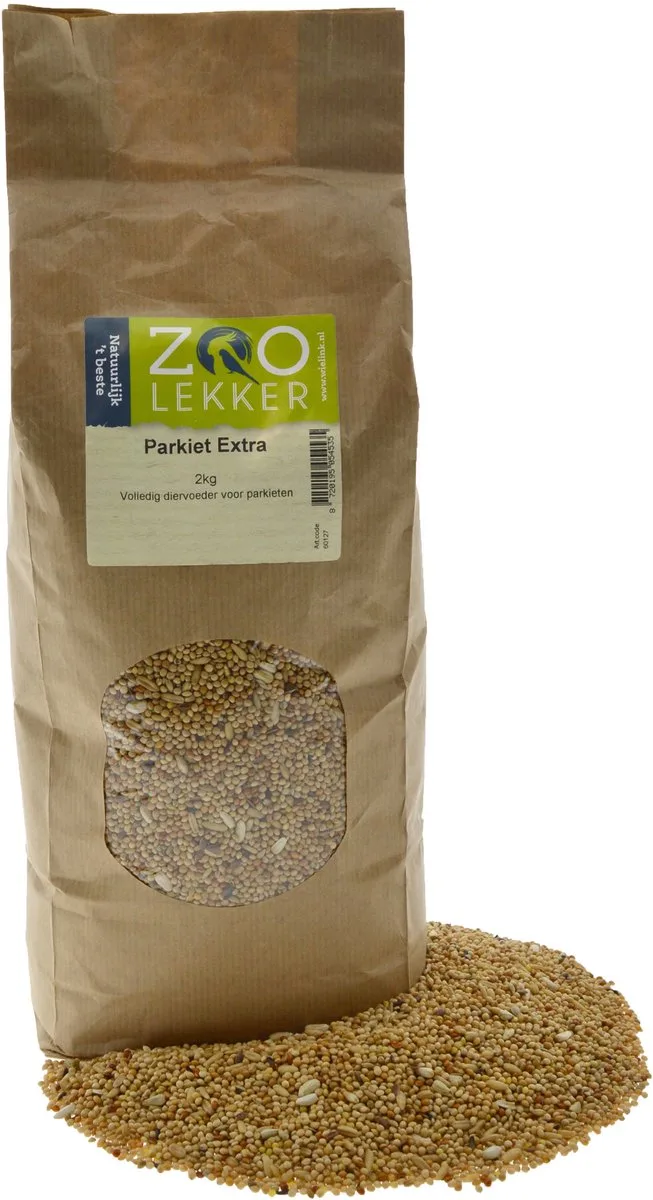 Parkiet Extra 2kg von Zoolekker – Produktfoto