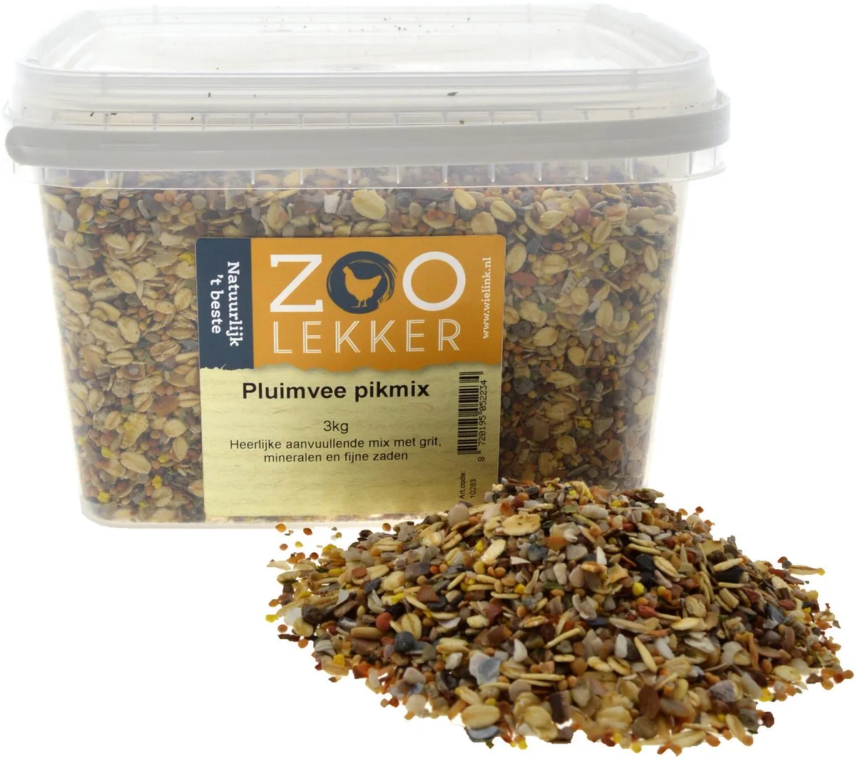 Pluimvee pikmix 3 kg by Zoolekker – product photo