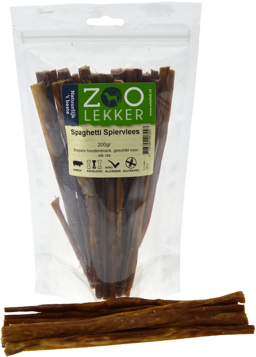 Spaghetti spiervlees 200 gram by Zoolekker – product photo