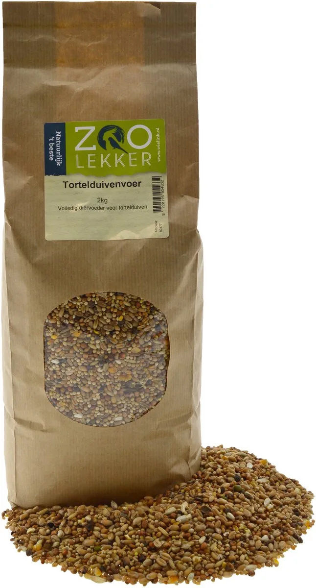 Tortelduivenvoer 2KG by Zoolekker – product photo