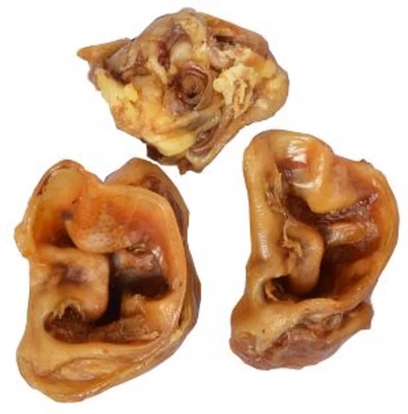 varkensoorstukjes 5kg - natuurlijke hondensnacks - varken oor - kauwsnack hond by Zoolekker – product photo