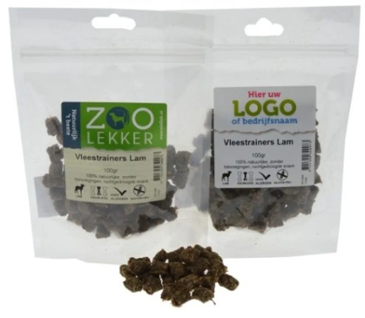 Vleestrainers Lam | trainingssnack | 100 gram | glutenvrij van Zoolekker – productfoto