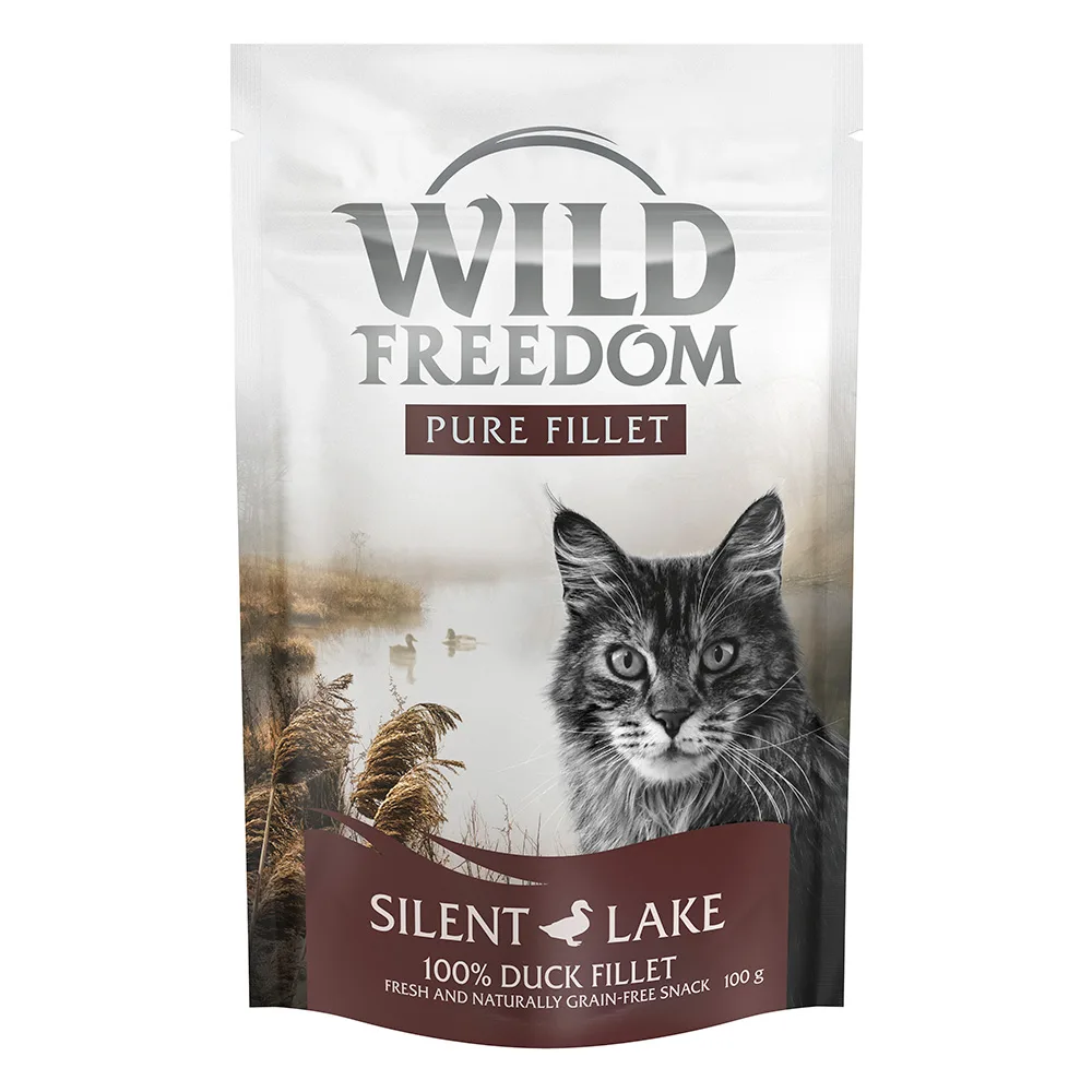 100g Wild Freedom Eendenfilet Filet Kattensnacks by Wild Freedom – product photo