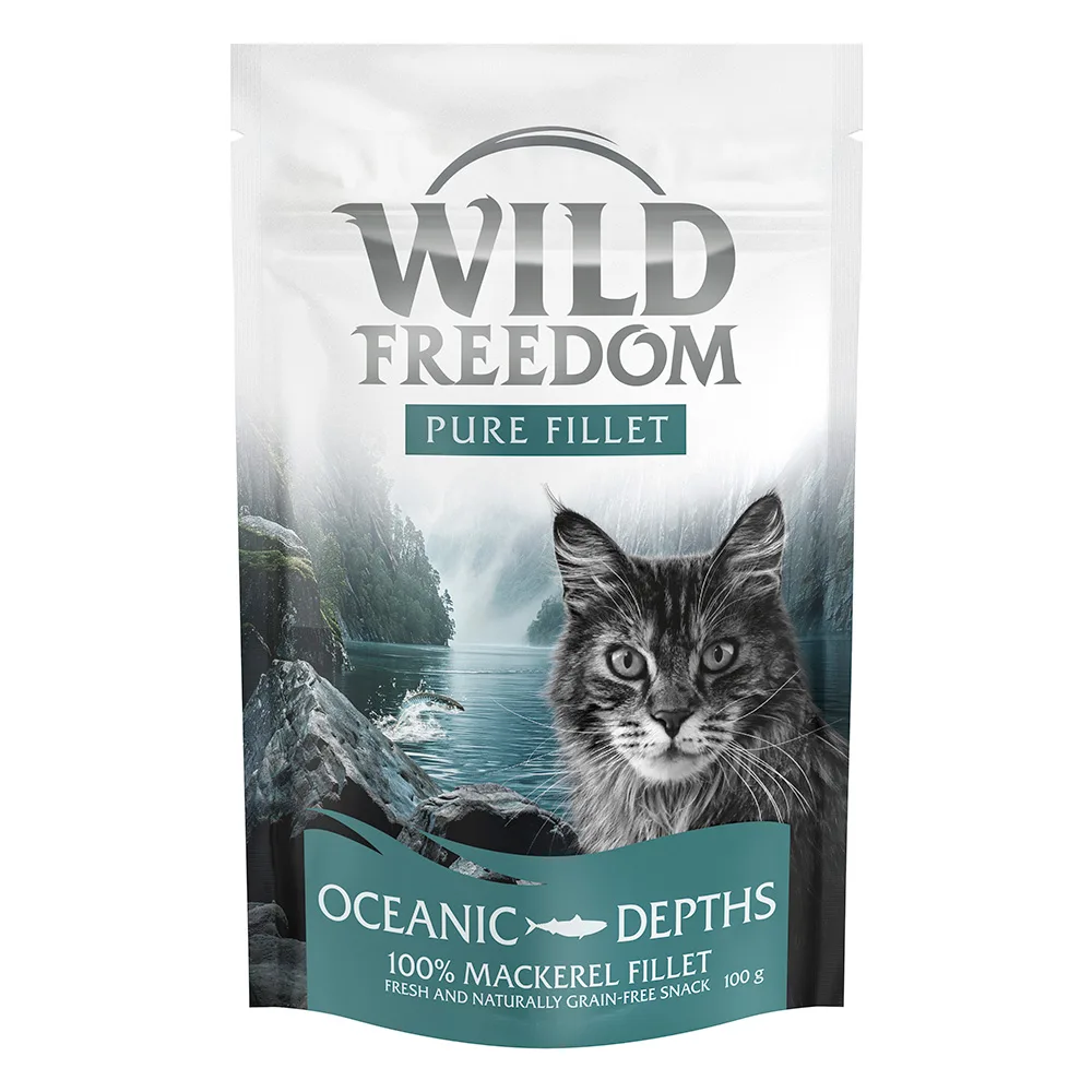100g Wild Freedom Makreelfilet Filet Kattensnacks by Wild Freedom – product photo