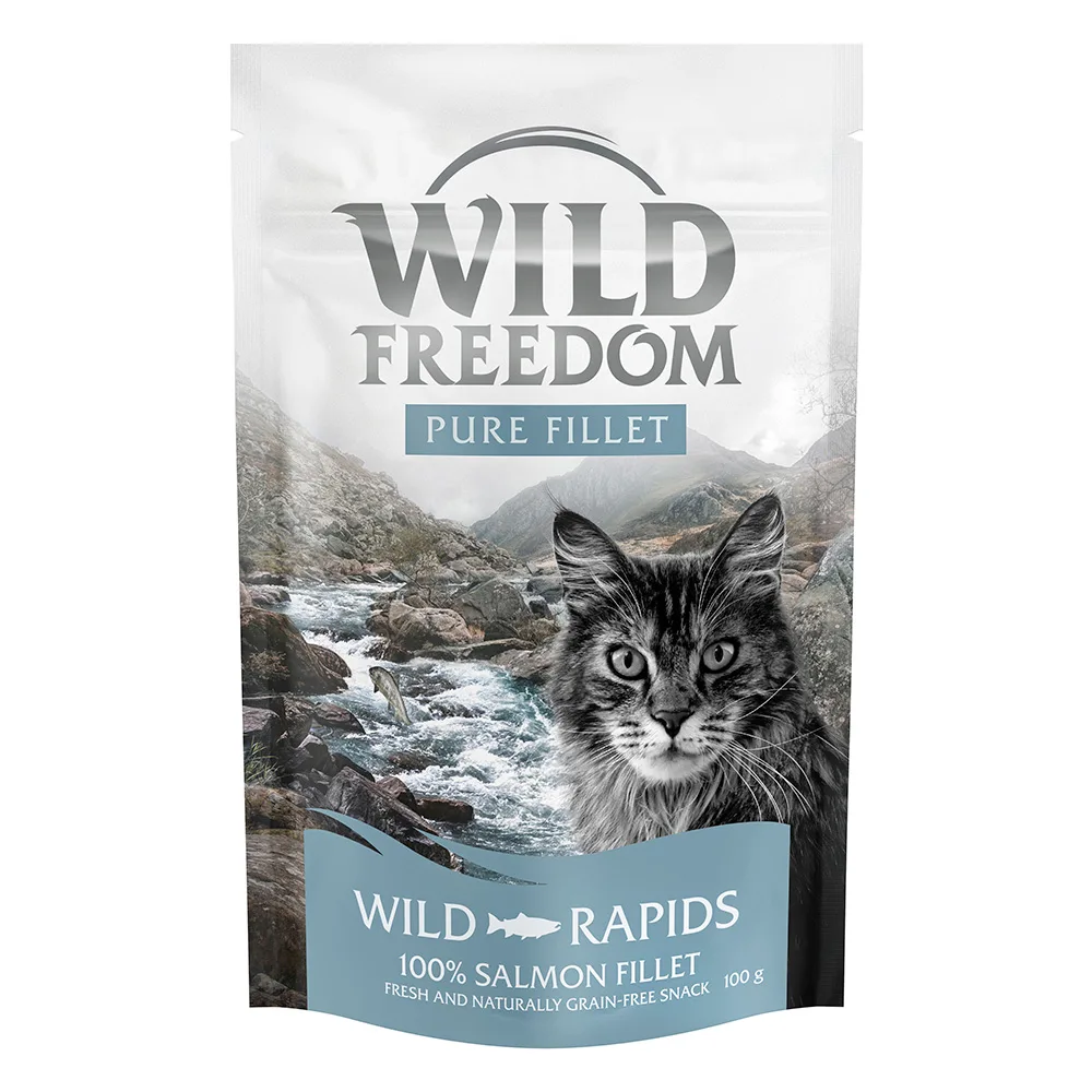 100g Wild Freedom Zalmfilet Filet Kattensnacks van Wild Freedom – productfoto