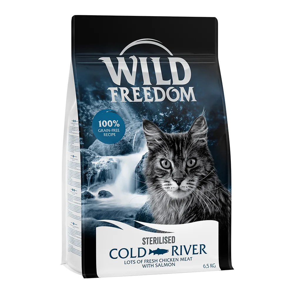 2x6,5kg Adult "Cold River" Sterilised Zalm Wild Freedom Kattenvoer van Wild Freedom – productfoto