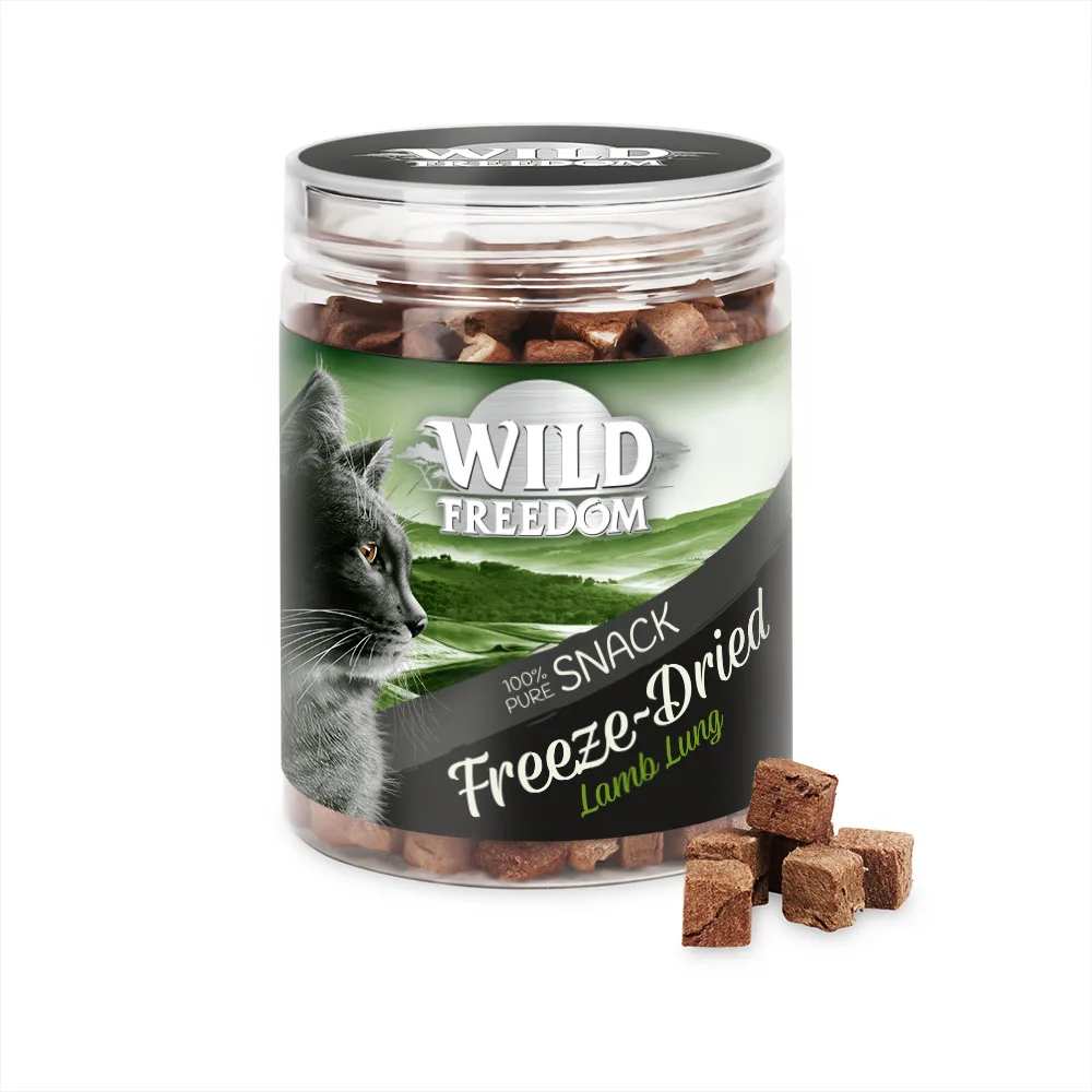 3x35g Freeze-Dried Lamslong Wild Freedom Kattensnacks van Wild Freedom – productfoto