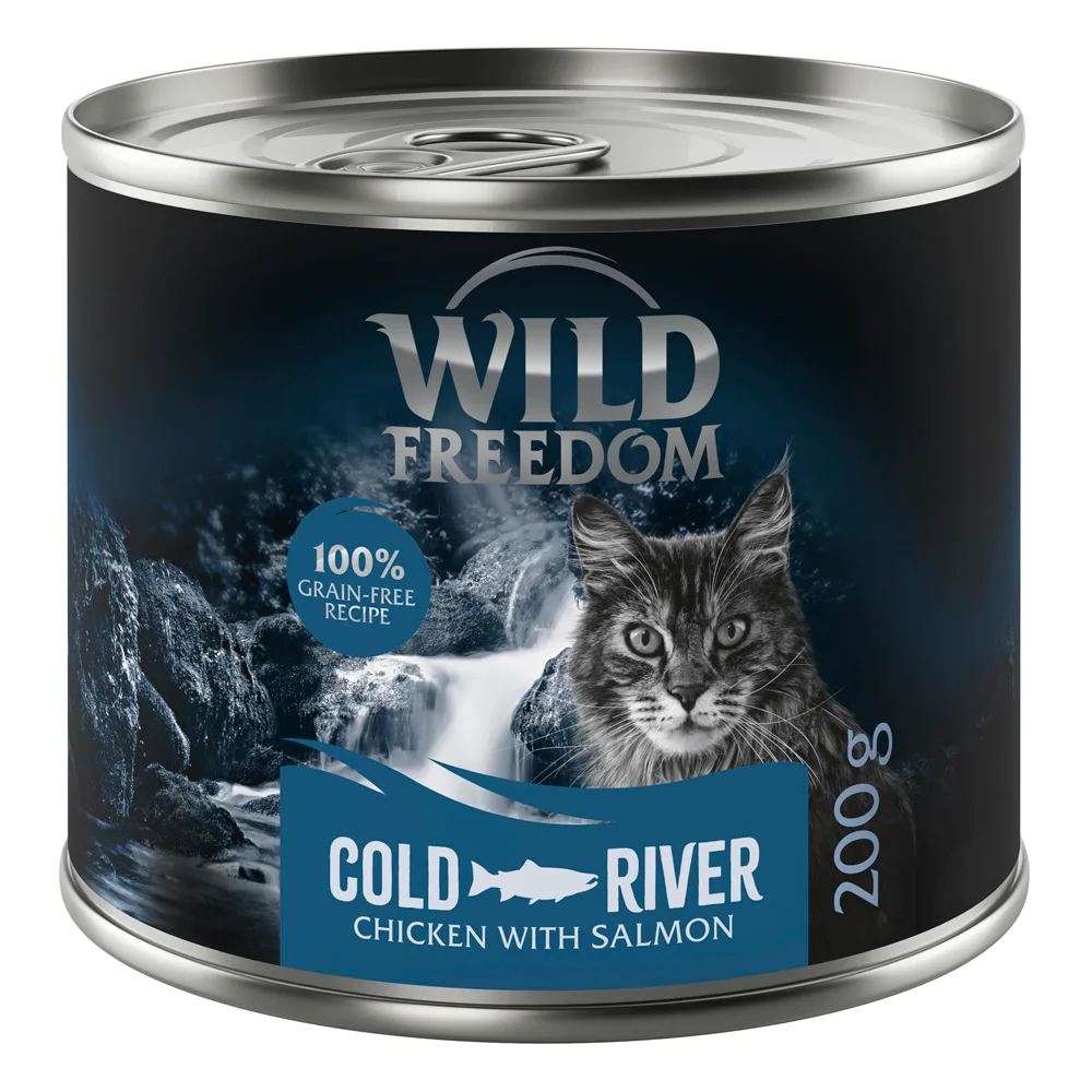 6x200g Adult Cold River Koolvis & Kip Wild Freedom Kattenvoer van Wild Freedom – productfoto