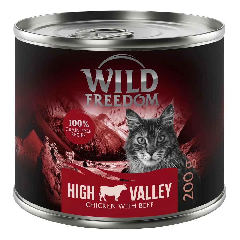 6x200g Adult Farmlands Rund & Kip Wild Freedom Kattenvoer van Wild Freedom – productfoto