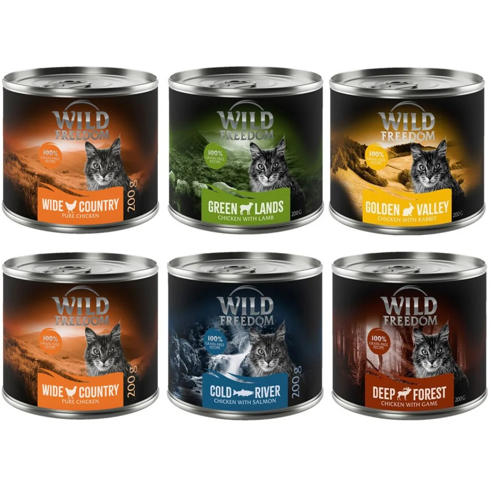 6x200g Adult Wild Freedom Kattenvoer van Wild Freedom – productfoto