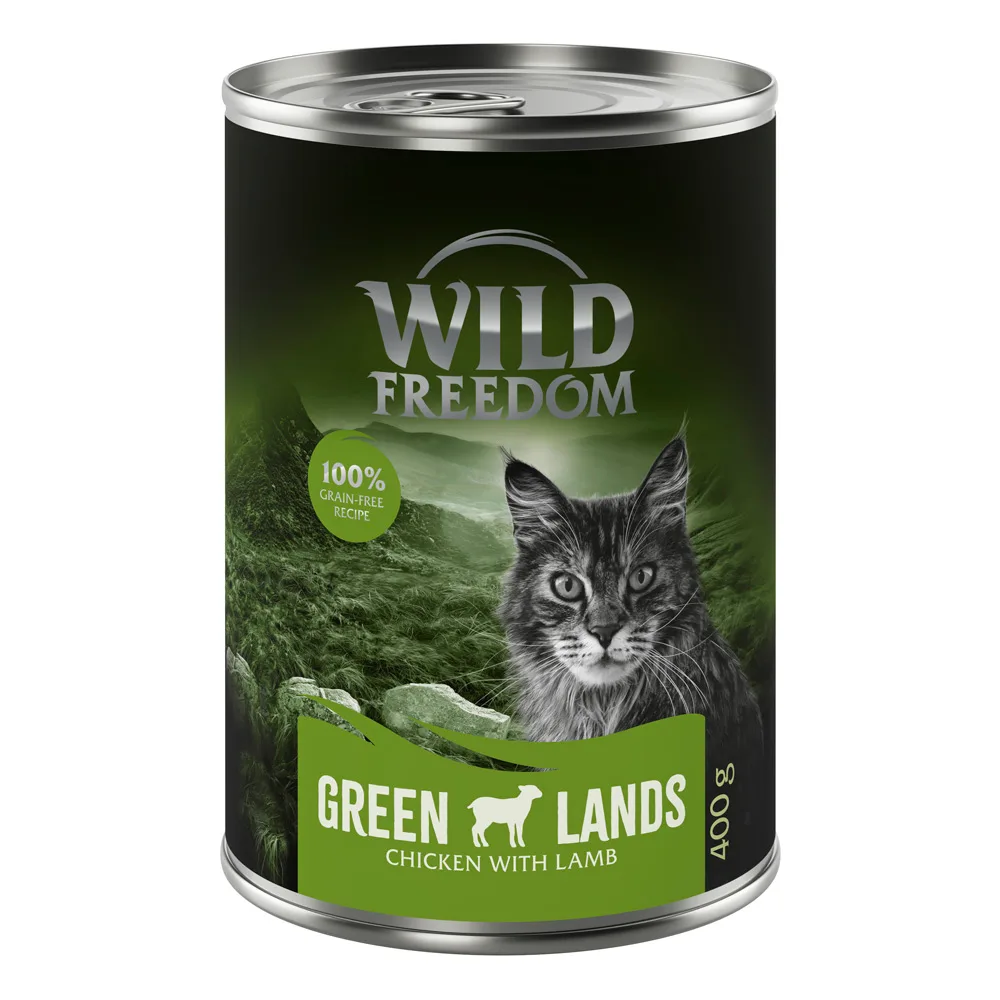 6x400g Adult Green Lands Lam & Kip Wild Freedom Kattenvoer van Wild Freedom – productfoto