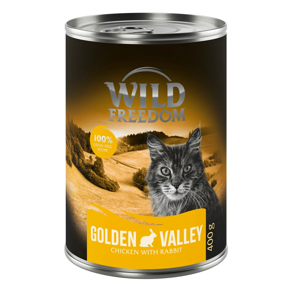 6x400g Adult Valley Konijn & Kip Wild Freedom Kattenvoer van Wild Freedom – productfoto
