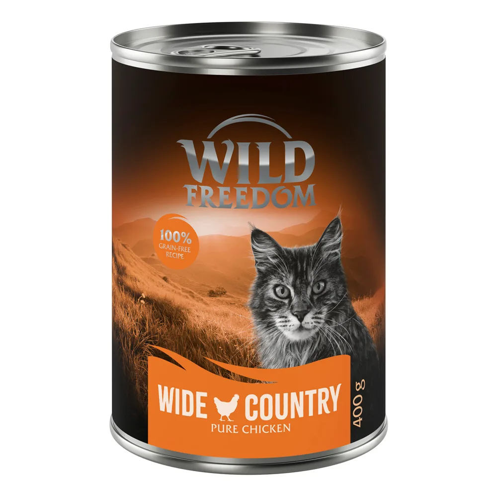 6x400g Adult Wide Country Pure Kip Wild Freedom Kattenvoer van Wild Freedom – productfoto