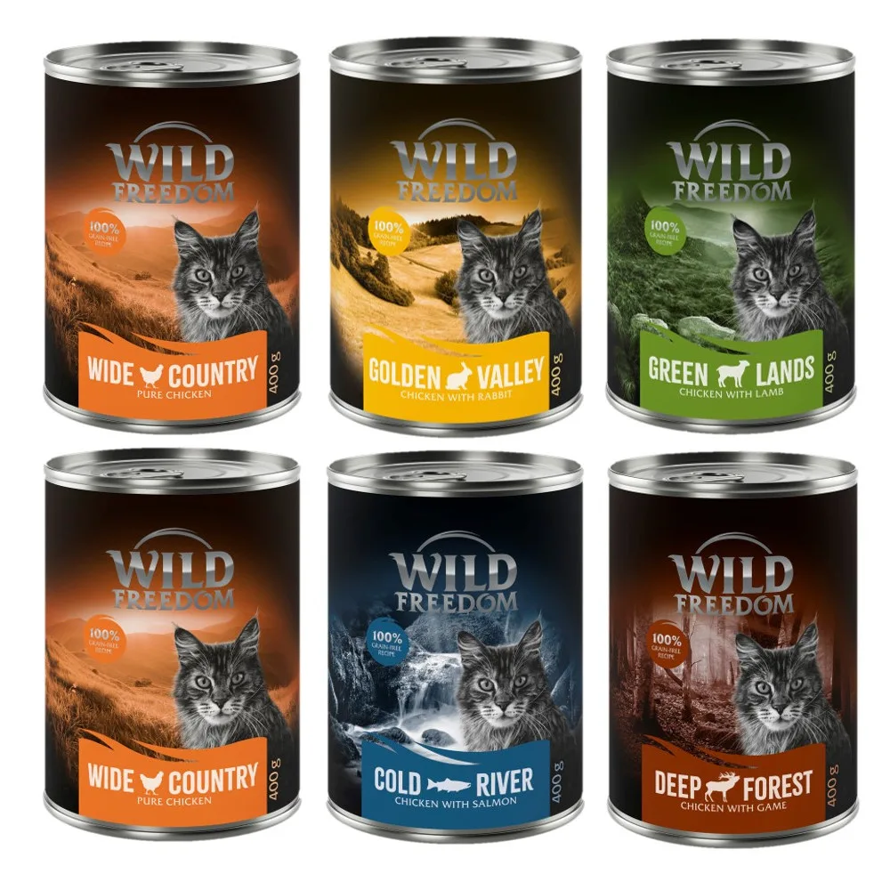 6x400g Adult Wild Freedom Kattenvoer van Wild Freedom – productfoto