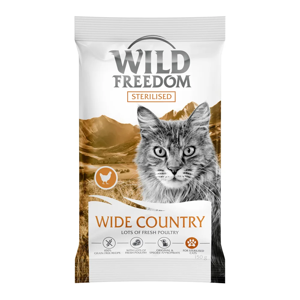 Adult Sterilised "Wide Country" met Gevogelte Kattenvoer - 150 g van Wild Freedom – productfoto